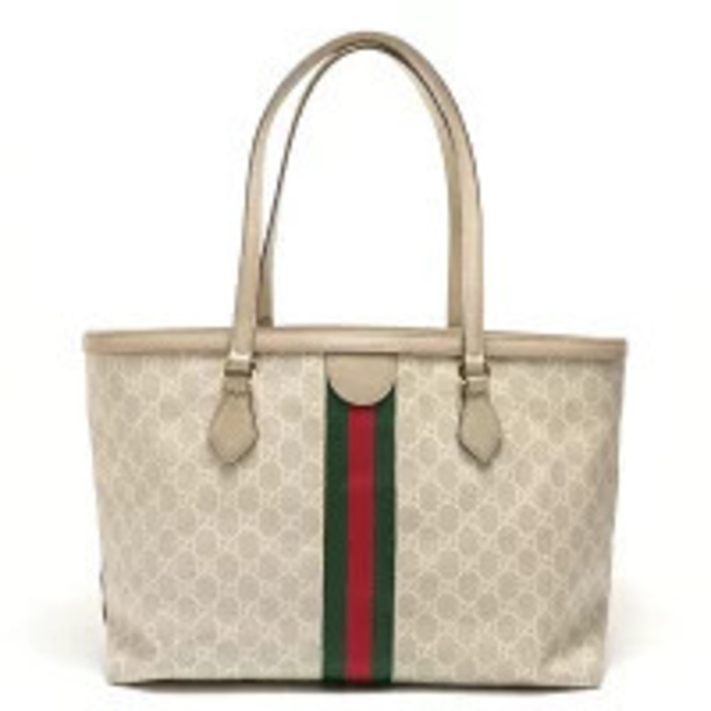 Gucci GG Canvas Tote Bag Beige Cream